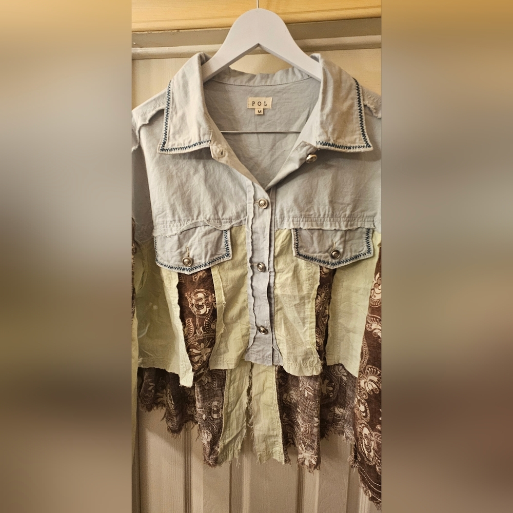 POL Patchwork Jacket NWT - image 2